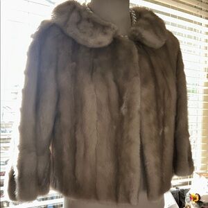 Unique Vintage Tan Teddy Jacket